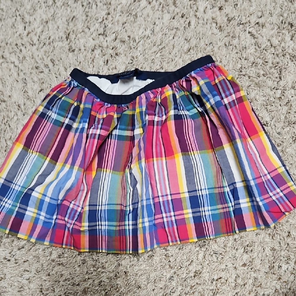 Polo by Ralph Lauren Multicolor Plaid Lined Skirt